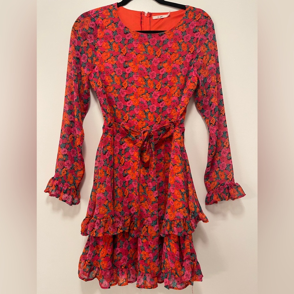 Bright floral dress
